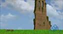the castle ruins