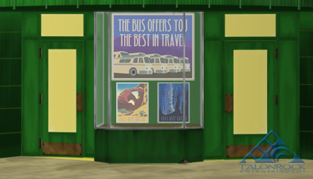 the bus station detail