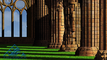 the castle ruins
