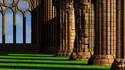 the castle ruins