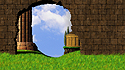 the castle ruins