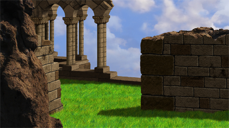the ruins