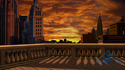the sunset